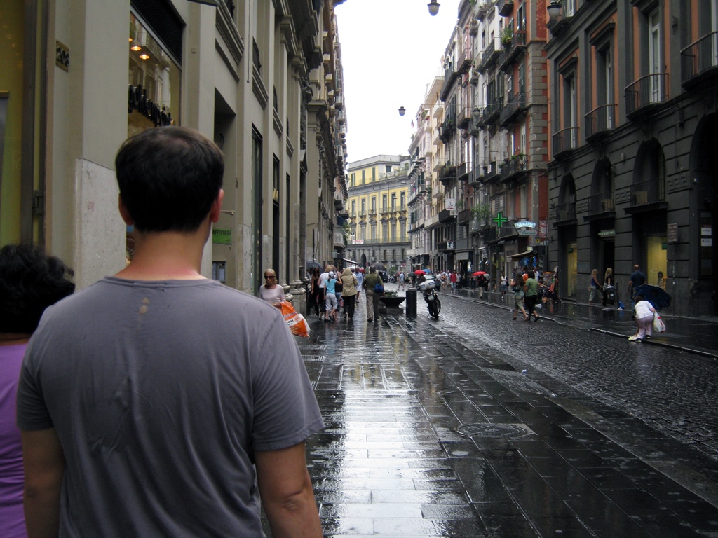 Rain in Downtown Naples